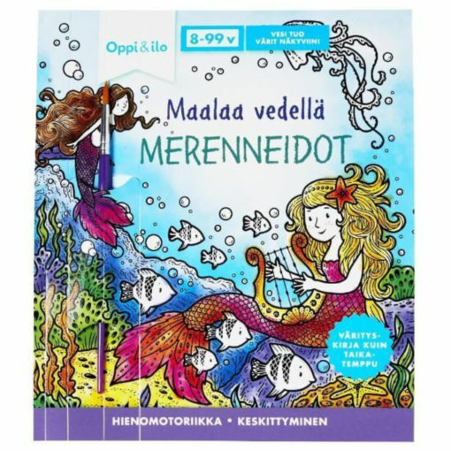 Oppi ja ilo Maalaa vedellä merenneidot